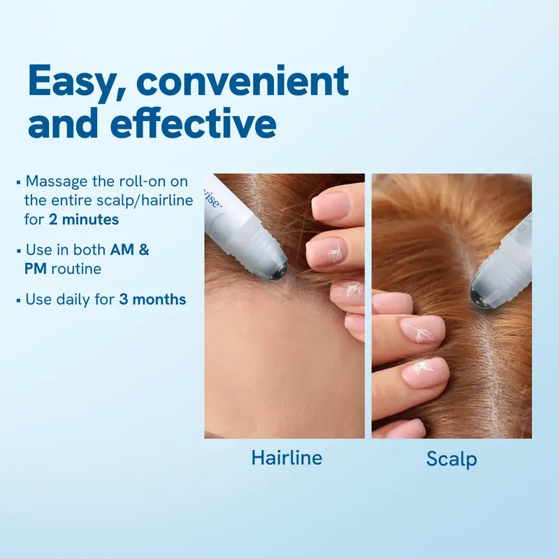 Hair Growth Roll-On Serum – See hair growth in 4 week