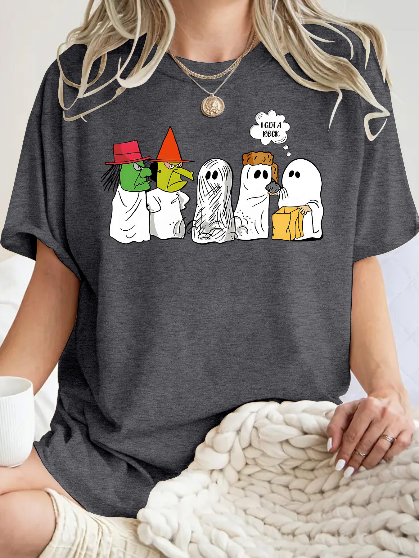 Halloween Short sleeved Women's T-shirt