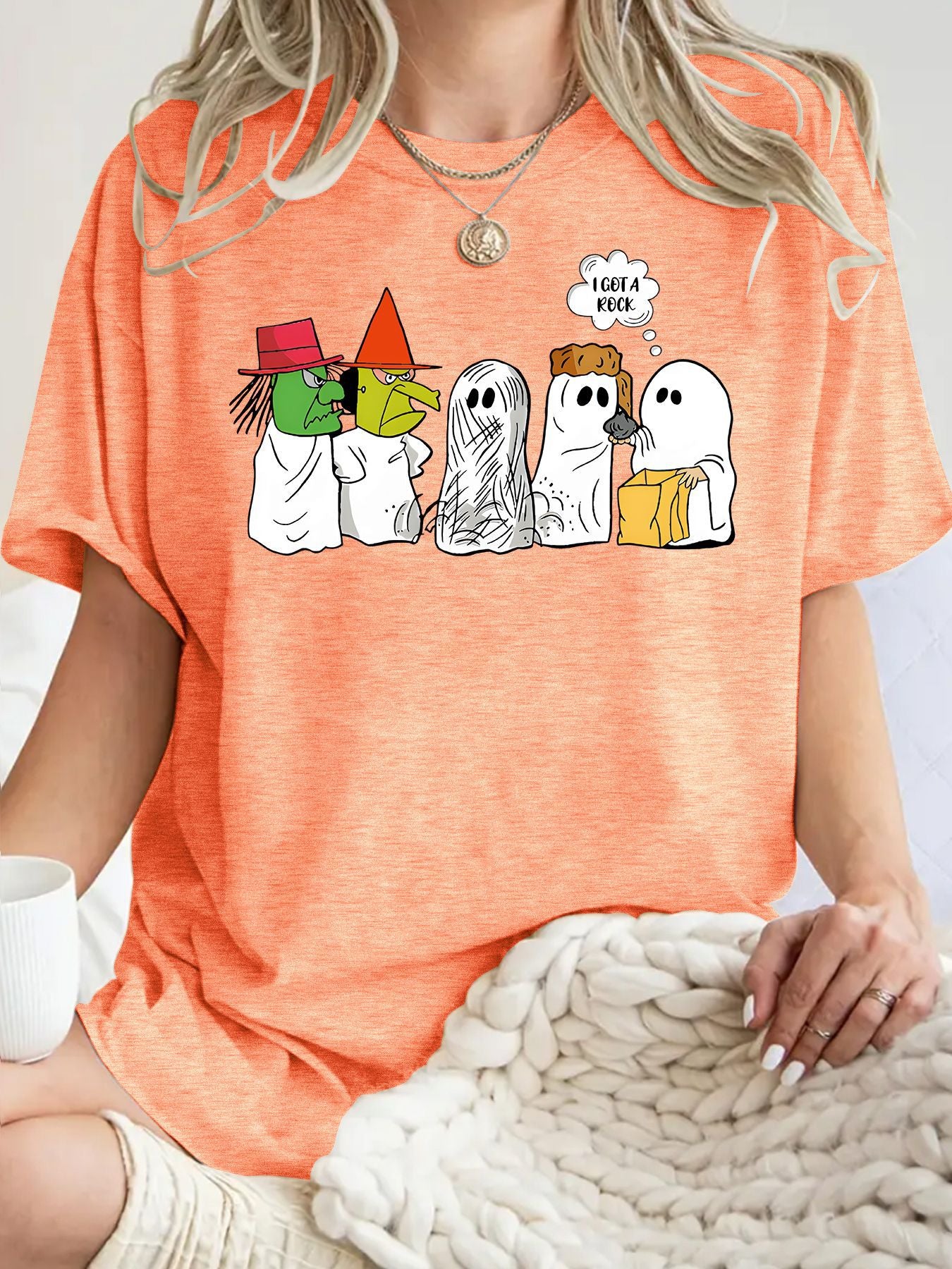 Halloween Short sleeved Women's T-shirt