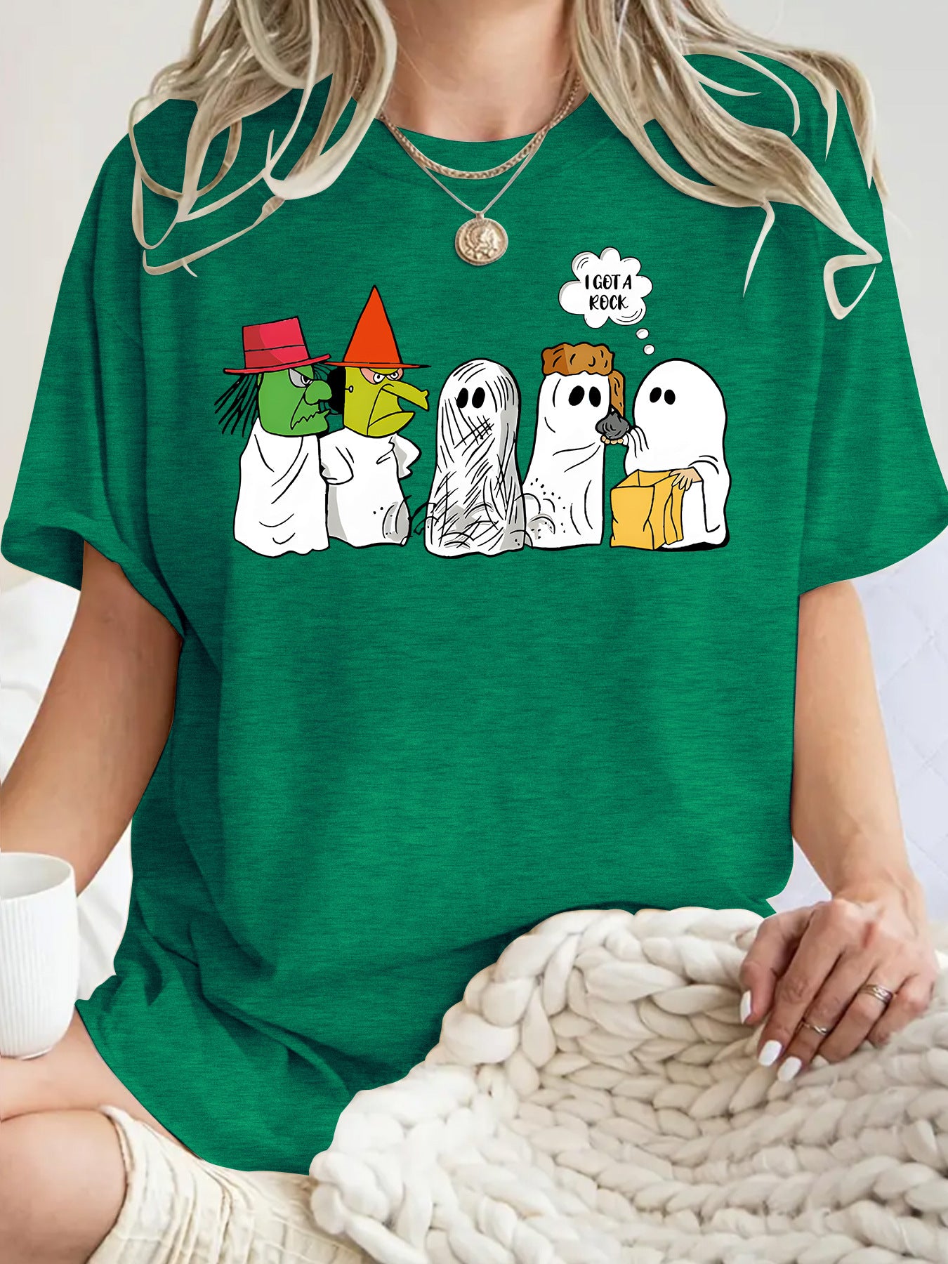 Halloween Short sleeved Women's T-shirt