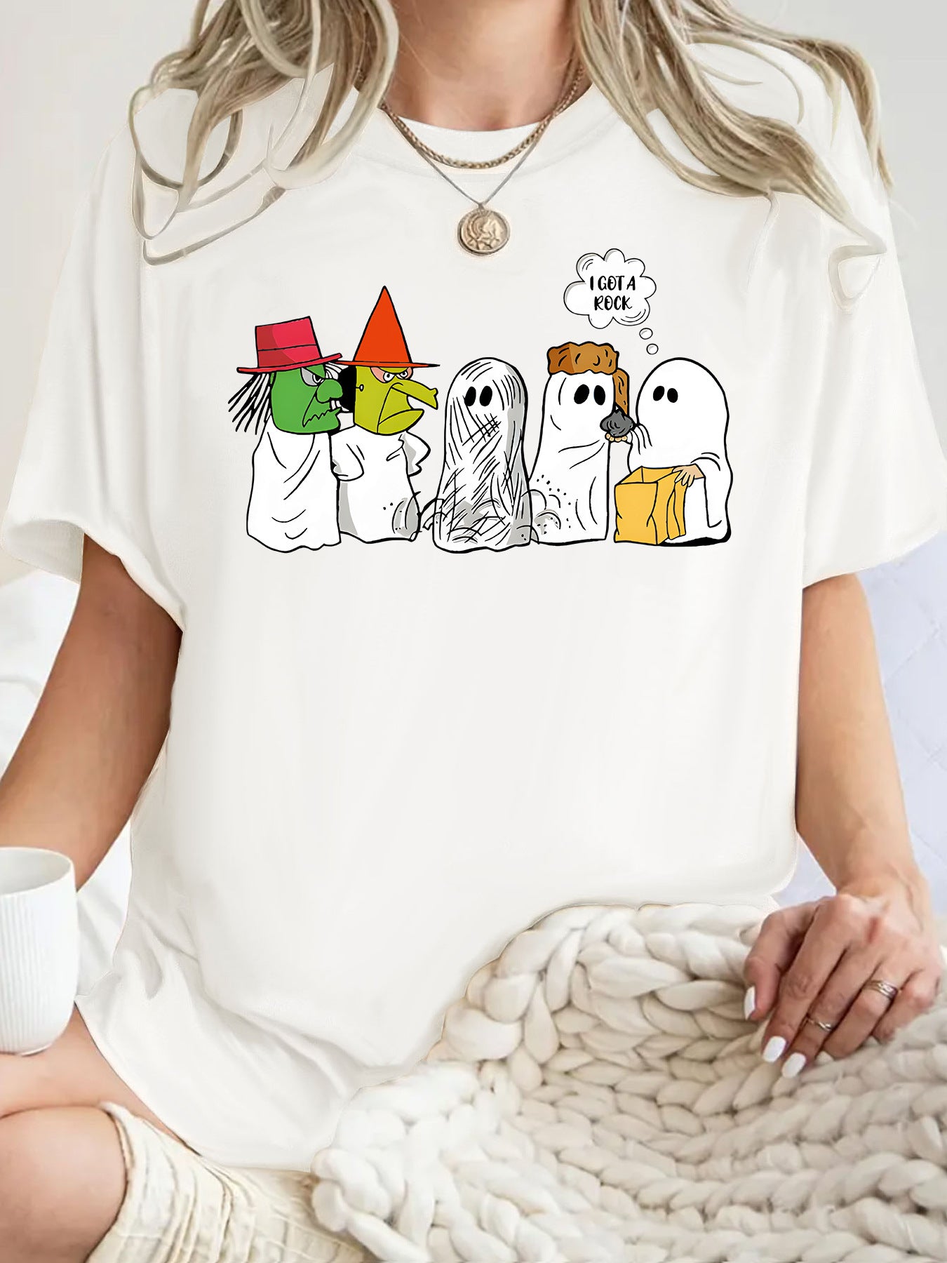 Halloween Short sleeved Women's T-shirt