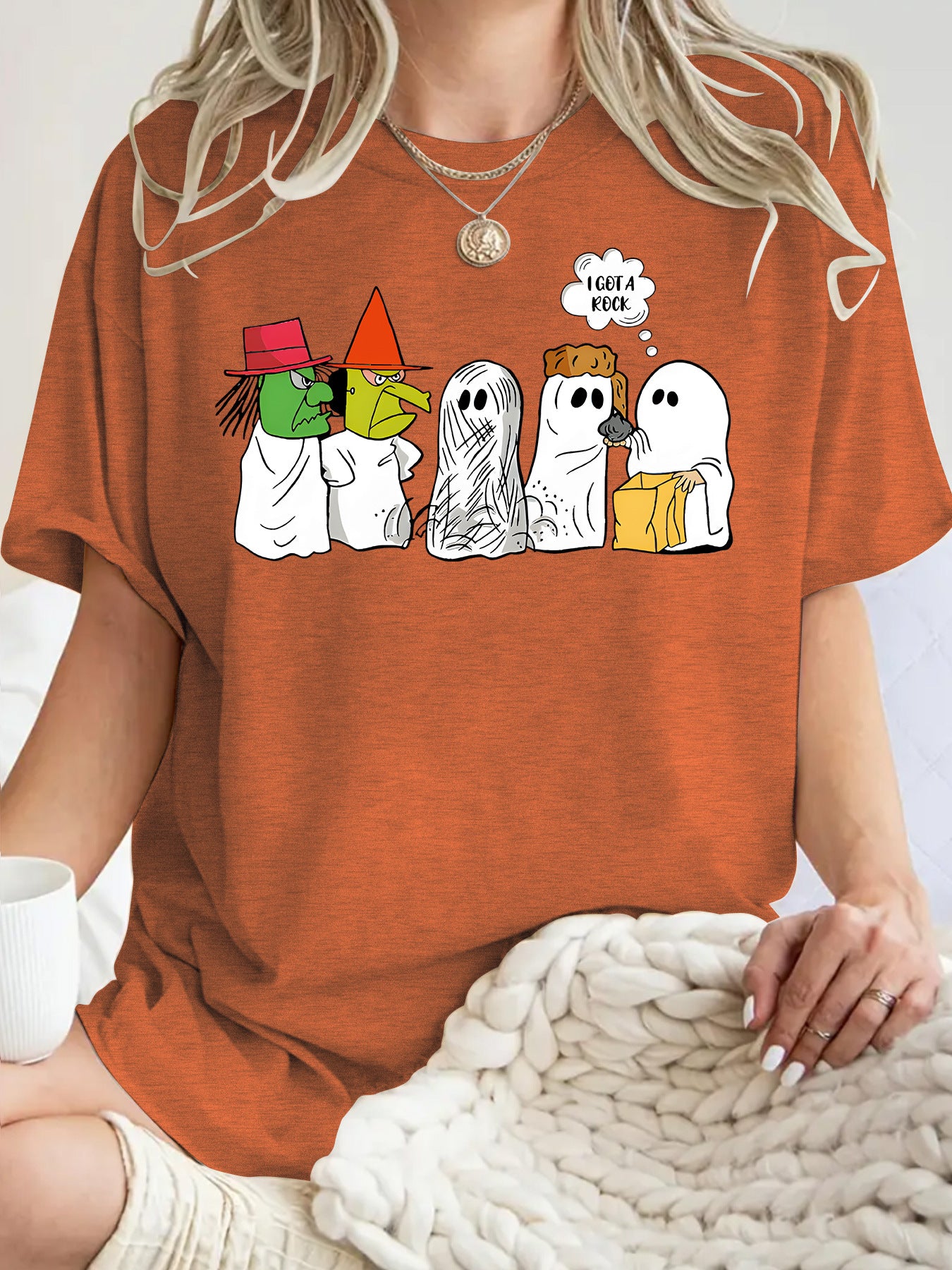 Halloween Short sleeved Women's T-shirt
