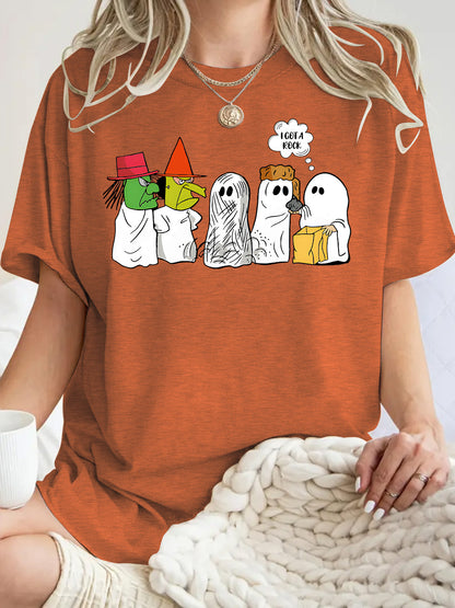 Halloween Short sleeved Women's T-shirt