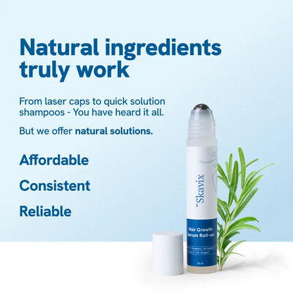 Hair Growth Roll-On Serum – See hair growth in 4 week