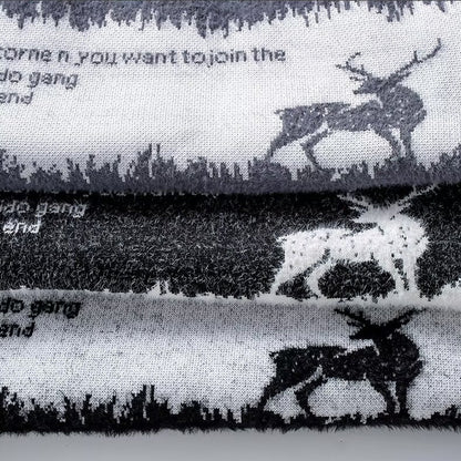 Christmas Elk Knitted Sweater Men's Autumn/Winter Knitted Sweater