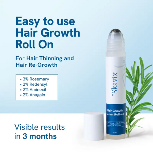 Hair Growth Roll-On Serum – See hair growth in 4 week
