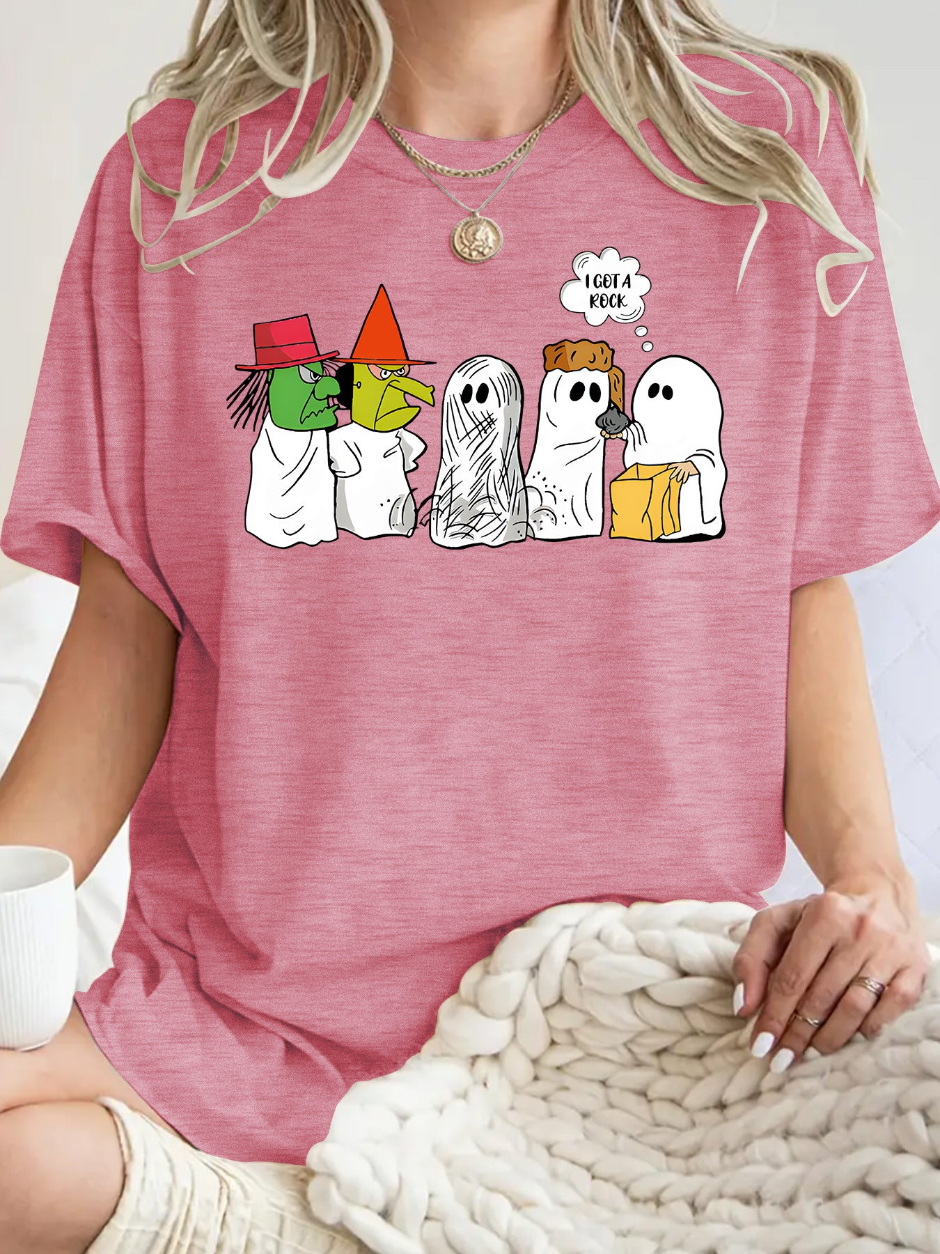 Halloween Short sleeved Women's T-shirt