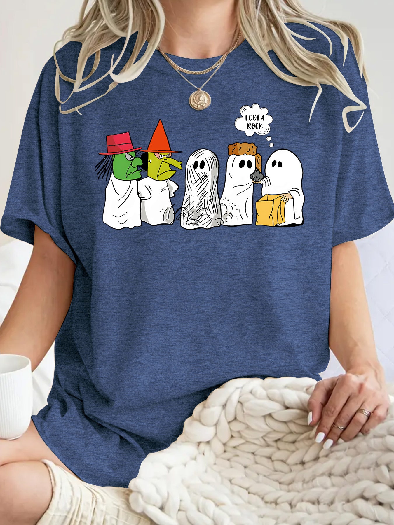 Halloween Short sleeved Women's T-shirt
