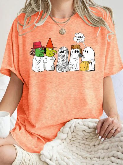 Halloween Short sleeved Women's T-shirt